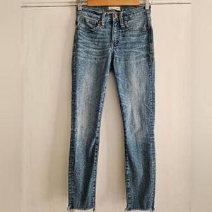 Madewell Women's High Rise Skinny Crop Ankle Jeans Size 24